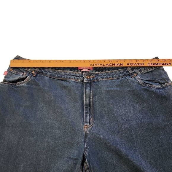 Women Within Natural Fit Cropped Denim Jeans Size 26WP Cropped Capris Blue Comfo - Picture 6 of 12